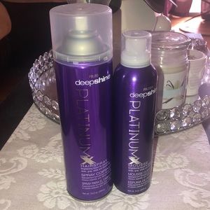 Rusk platinum hairspray and mousse duo :)